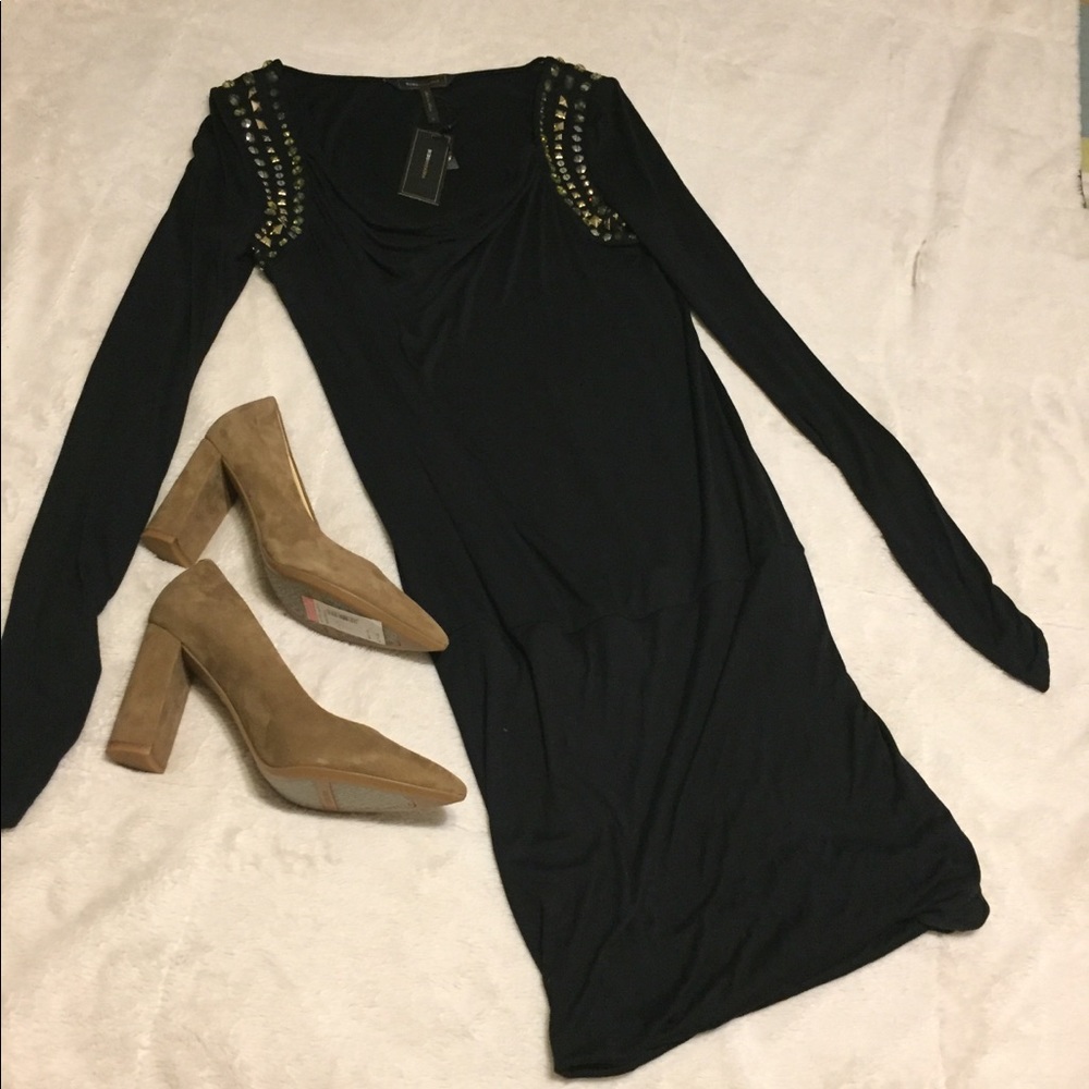 New! BCBGMaxazria long sleeved mini dress